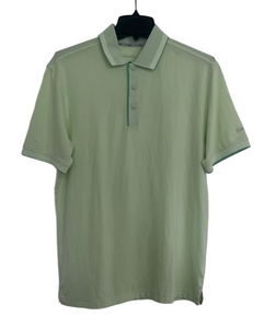 Walter Hagen Men’s Clubhouse Pique Polo Shirt – Lime Green – Size Small